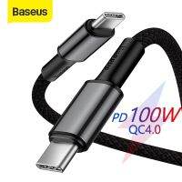 Baseus สายเคเบิล Usb C ไป Usb Type C 100 W PD ชาร์จไว สำหรับ Pro 2020 Xiaomi Mi 9 10 Samsung S20