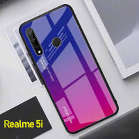 [ส่งจากไทย] Case Realme 5i / Realme 5/5s เคสเรียวมี5i เคสกระจกสองสี เคสกันกระแทก เคส realme 5i ขอบนิ่ม เคสกระจกไล่สี สินค้าใหม่