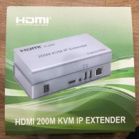 HDMI EXTENDER 200M 4k + USB อุปกรณ์ขยายสัญญาณHDMI ผ่านสายLAN ด้วยสาย Cat5e หรือCat6e