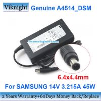 ☁☬2023ใหม่... 14V 3.215A 45W อะแดปเตอร์ AC A4514 DSM เครื่องชาร์จสำหรับซัมซุงหน้าจอแอลอีดี A4514-DSM A4514-DDY A4515 FPN แหล่งจ่ายไฟ