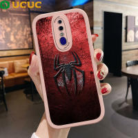 UCUC เคสสำหรับ OPPO F11 F9 Oppof9 Oppof11เคสมือถือการ์ตูนสไปเดอร์แมนฝาหลังหนังโลโก้