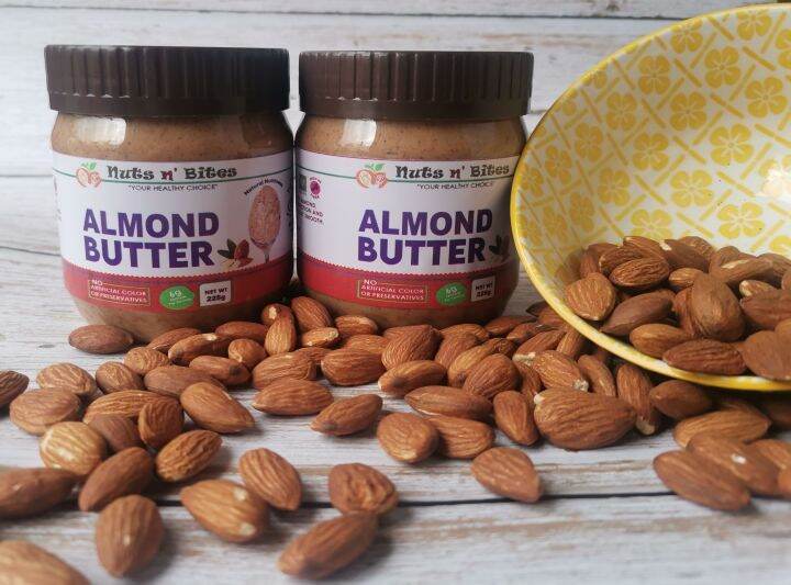 Unsweetened (Sugarfree) Almond Butter 300grams by Nuts n' Bites