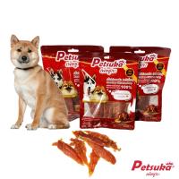 [Petsuka] เนื้อไก่อบแห้งพรีเมี่ยม เพ็ทซูกะสำหรับสุนัข Chicken y 100 กรัม (แพ็ค 3 ซอง)