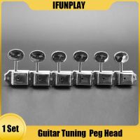 【LZ】▬♀₪  6 sintonizadores de bloqueio de guitarra semi-fechado em linha tuning pegs máquinas cabeças definidas para st tl guitarra elétrica