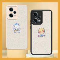 simple heat dissipation Phone Case For Redmi Note12 Pro 5G advanced Waterproof Back Cover Cartoon couple Dirt-resistant