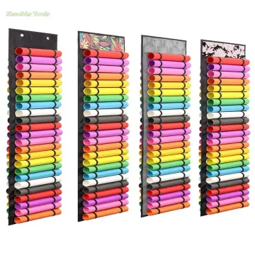 48Grid Vinyl Storage Holder Hanging Bag Rolls Vinyl Storage Rack