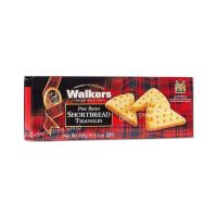 Walkers Pure Butter Shortbread Triangles 150g.( บิสกิตบัตเตอร์ทรงสามเหลี่ยม)