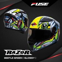 หมวกกันน็อค Fuse Razor 2022 ลาย Beetle Green