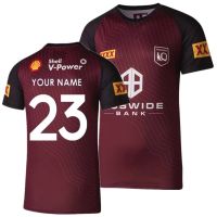 QLD Maroons 2023 Mens Training Jersey 2023/24 QUEENSLAND MAROONS STATE OF ORIGIN RUGBY TRAINING JERSEY SHORTS size S---5XL