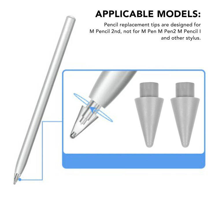 หัวสไตลัสสำรองความไวสูงเซ็ทหัวแร้งพร้อมห้วเปลี่ยนแม่นยำสำหรับ2nd-ดินสอ-m