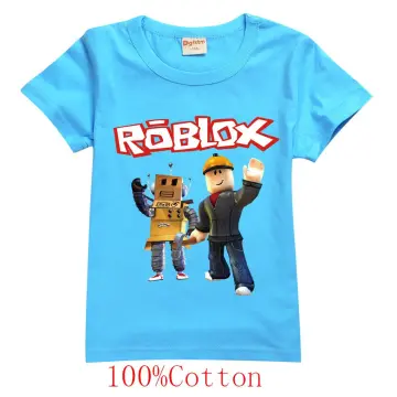 Kids Boys Girls Roblox Print Short Sleeve Crew Neck T-shirt Tee Tops