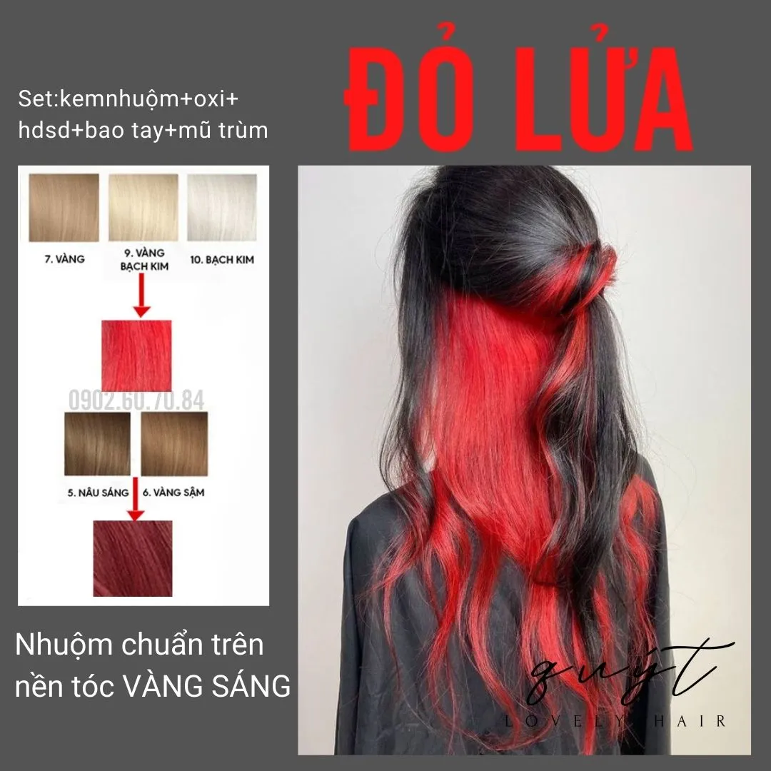 Nếu bạn muốn sở hữu một kiểu tóc mới để làm nổi bật phong cách của mình, thì hãy suy nghĩ đến việc nhuộm tóc màu đỏ lửa. Hình ảnh liên quan đến từ khóa này sẽ mang đến cho bạn những trải nghiệm thú vị và khác biệt.