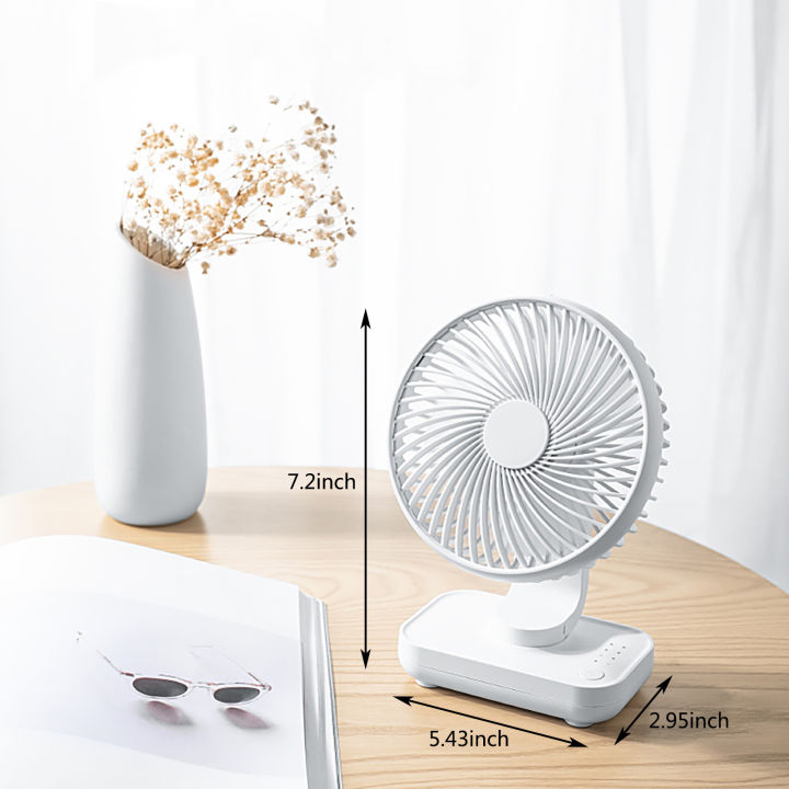 Summer Cooler Mini Desktop Fan Usb Charging Personal Desk Fans Portable Rechargeable Fan Air Cooler For Office Outdoor#g36