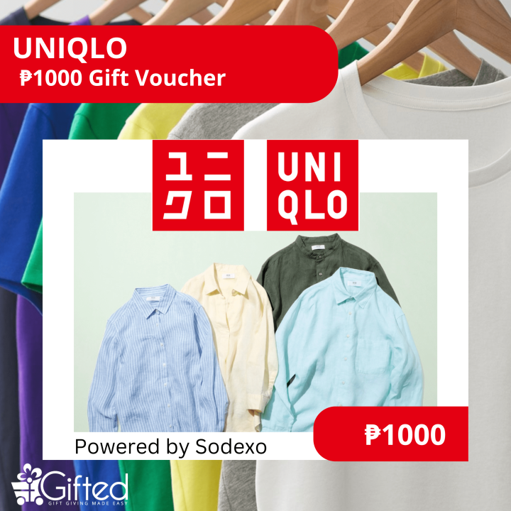 UNIQLO PHP 1000 Gift Voucher Lazada PH