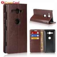 ▤▬ Luxury Leather Case For Sony Xperia XZ2 Compact Dual H8324 Case XZ2 Stand Wallet Flip Cover For Xperia XZ2 Premium Phone Cases