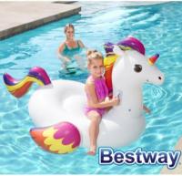 ? แพยางแฟนซี ห่วงยางแฟนซี Little Unicorn Bestway 1.5 M.​ #WIMPOOLFLOATS​ (พร้อมส่งในไทย)​