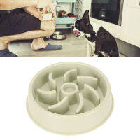 Pet Slow Eat Bowl สีเขียว ป้องกันสุนัขสำลักชามให้อาหารช้าสำหรับแมวสำหรับในร่ม