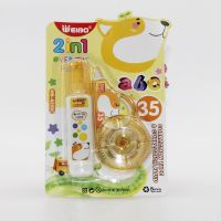 WEIBO 8252C CORRECTION TAPE  WHITE OUT  CORRECTION TAPE AND PEN SET Correction Liquid Pens