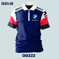 เสื้อbmw OD222 เสื้อคอปก มีซิป BMW ODIN Zippered Polo Shirt