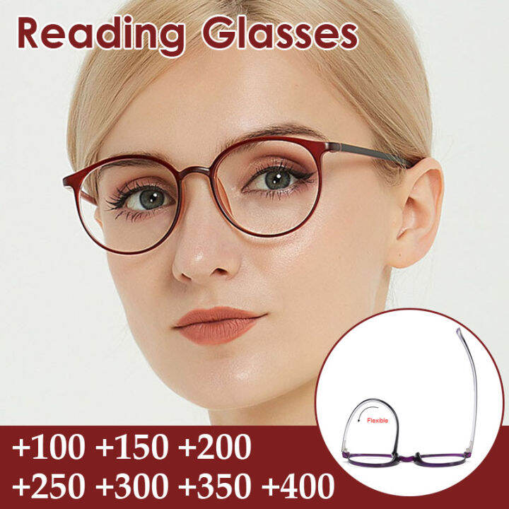 Anti Radiation Tr90 Reading Glasses Women Men Fashion Eyeglasses Anti Fatigue Hyperopia Glasses 8496