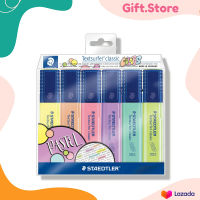 ปากกาเน้นข้อความ Staedtler Textsurfer Pastel ชุดเซ็ต  6 สี 10 สี