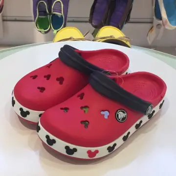 Mickey mouse hot sale hole crocs