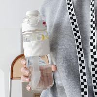 【CW】 Outdoor Bottle Cup Large Capacity Plastic Kettle Straigh Drinking Bottles Student Drink Cups