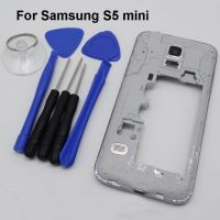 【Worth-Buy】 Tutup Lensa Kamera กรอบโครงหน้ากากกลางกลางสำหรับ G800h Samsung Galaxy S5 Mini G800f เครื่องมือฟรี