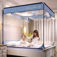 Encryption Mesh Mosquito Net 3 Doors Large Space Full Enclosed Protect Child Anti-fall Canopy Bed Curtains Bed Tent Room Decor