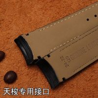 “：{ Calfskin Genuine Cow Leather Watchband Belt For Tissot T035 Watch Strap Bracelets Butterfly Buckle Replacement 22Mm 23Mm 24Mm