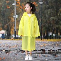 Useful Rain Cape Long Lasting Hooded Raincoat Portable Long Kids Hooded Poncho  Waterproof