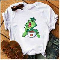 Womens Short Sleeve T-shirt Mayo All Seasons Fits Short Sleeve Funny Grinch Print Comfortable Loose