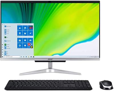Computer all in one ACERC27-1655-1138G0T27MGi/T001 (หน้าจอ 27"/I5-1135g7/8gb/512/vga2gb/win10ho/3y/mouse+keyboard)