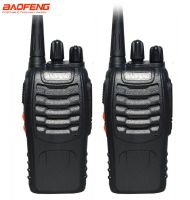 วิทยุสื่อสาร Baofeng 2ชิ้น BF-888S BF888S 5W 16CH UHF 400-470Mhz BF 888S ใหม่