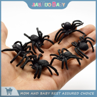 JiaShuo Baby Toy 5pcsflexible พลาสติกจำลองแมงมุมตลกตลกตลกของเล่นฮาโลวีน