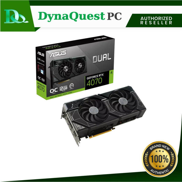 Asus Dual RTX 4070 OC 12GB GDDR6X Graphic Card DUAL-RTX4070-O12G ...