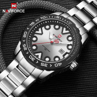 NAVIFORCE Fashion Luxury Watches For Men Stainless Steel Waterproof Military Sport Quartz Wrist watch Clearance New Date Clock