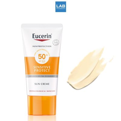 Eucerin Sun Creme Face SPF50+ PA++++ 50 ml. - ผลิตภัณฑ์กันแดดสำหรับผิวหน้า สำหรับผิวบอบบางแพ้ง่าย