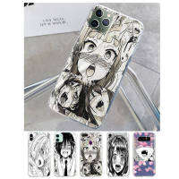 T-189 Ahegao Anime โปร่งใส อ่อนนุ่ม ซิลิโคน TPU เคสโทรศัพท์ หรับ VIVO V25E Y12 Y02S Y33S Y11S Y31 Y21S Y12S Y15 Y51A V25 Y35 X80 Y02 Y11 Y51 Y17 Y21 Y22S Y01 Y16 Pro