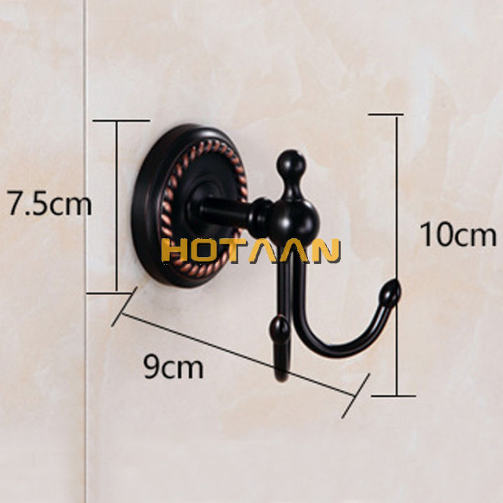 free-shipping-antique-bronze-color-black-wall-hooks-amp-racks-clothes-hanger-amp-metal-amp-towel-amp-coat-amp-robe