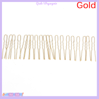 Qiudo 20pcs hair waved U-shaped bobby PIN barrette Salon Grip คลิปผม