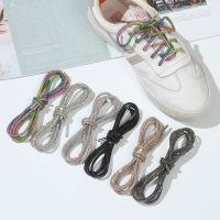 New Luxury Rhinestone Shoelaces Rainbow Diamond Shoe Laces Sneakers Round Cross Braiding Strap ​DIY Strings 100/120/140/160CM