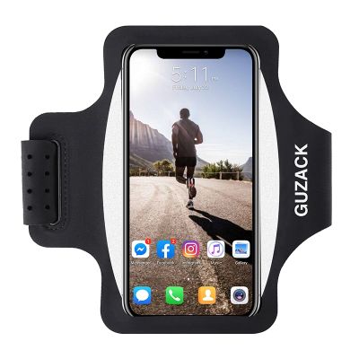 ❣∋۞ HAISSKY Ultra-thin Reflective Running Sports Armband For iPhone 14 13 12 11 Pro Max 14 Plus GYM Workout Belt Arm Band Bag Pouch
