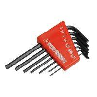 ชุดประแจแอลหกเหลี่ยม งานละเอียด 7 ชิ้น มม.  L Shape Hex Key Wrench Precision 7Pcs Set mm