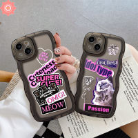 เคส TPU แบบนิ่ม Realme C35 C25 C21Y C12 C33 C11 C15 5 6i C25Y C30 C25s 10 9i 8 8i 7i 5i 7 5S C20 8Pro 9Pro C20A + 9 C3 C17เท่ๆแมวอินเทรนด์ป้ายสติกเกอร์แบรนด์ยอดนิยมเคสขอบลอน