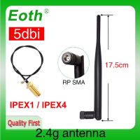 EOTH 2.4G 5Dbi เสาอากาศ Sma ตัวเมีย Wlan Wifi 2.4Ghz Antene Ipex 1 4 Mhf4เราเตอร์ภายนอกการเชื่อมโยง Tp เครื่องรับสัญญาณเสาอากาศเพิ่มสูง