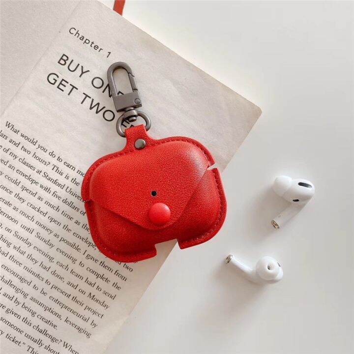 หนังหูฟัง-เคส-สําหรับ-airpods-pro-2nd-3-gen-case-cover-ฝาครอบป้องกันสุดหรูพร้อมพวงกุญแจตะขอ