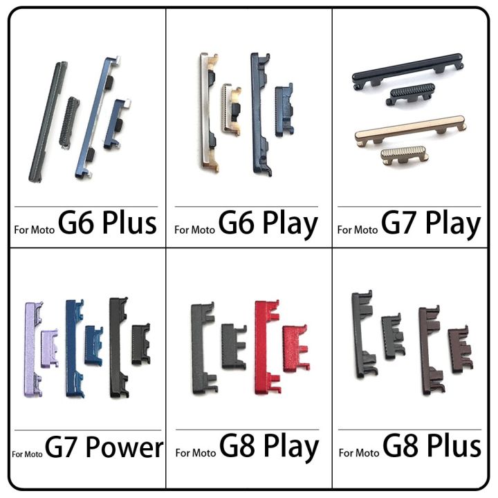 ปุ่มเปิด-ปิดไอโฟน-ปุ่มปรับระดับเสียงด้านข้างใหม่ดั้งเดิมสำหรับ-motorola-moto-g5-g7-g6-g8-g9เพิ่มพลังในการเล่น