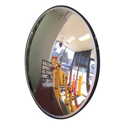 60/45cm Wide Angle Curved Convex Security Road Mirror For Traffic Indoor Burglar 