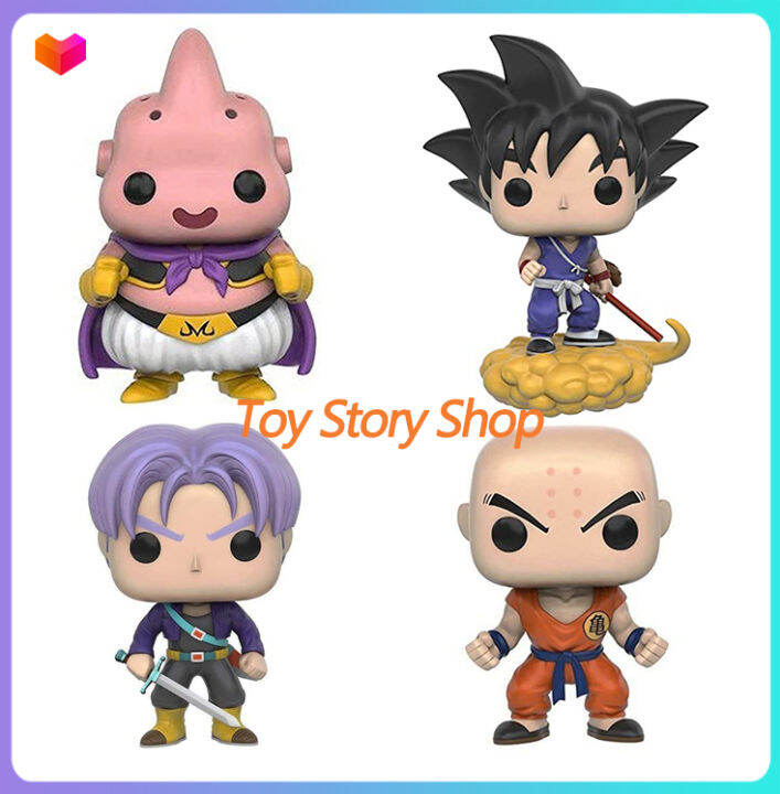 Toystoryshop Dragonball Z Goku Kuririn Trunks Majin Buu Funko Pop